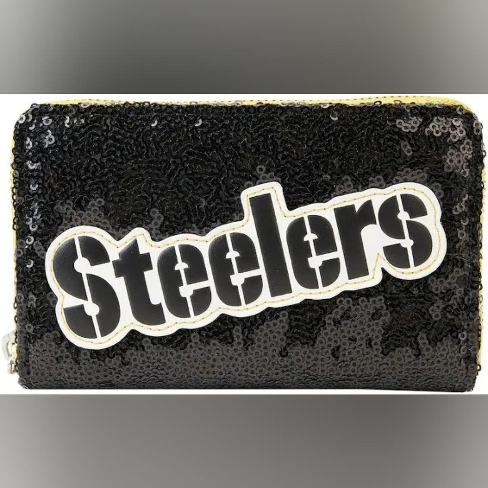 Loungefly Pittsburgh Steelers Sequin Loungefly Wallet